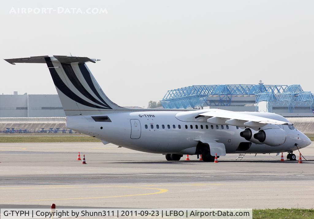 G-TYPH, 1991 British Aerospace BAe.146-200 C/N E2200, Parked...