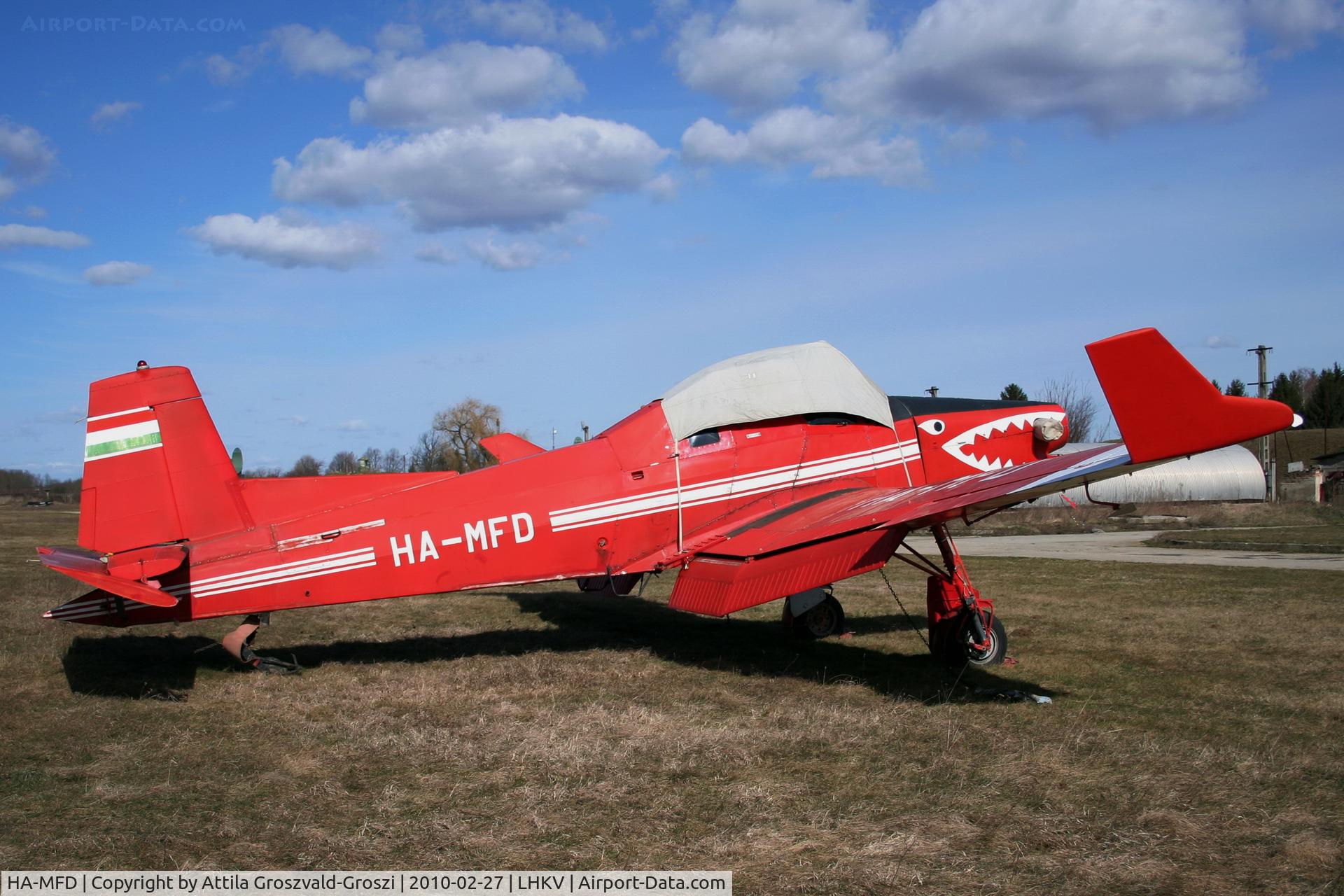 HA-MFD, 1989 Let Z-137T Agro-Turbo C/N 034, Kaposujlak Airport - Hungary.