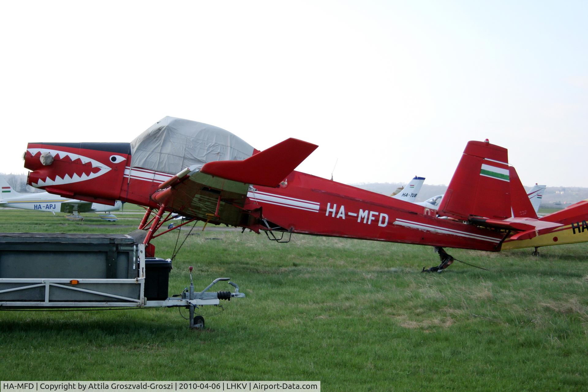 HA-MFD, 1989 Let Z-137T Agro-Turbo C/N 034, Kaposujlak Airport - Hungary