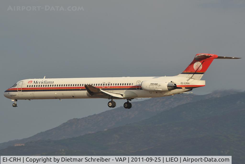 EI-CRH, 1990 McDonnell Douglas MD-83 (DC-9-83) C/N 49935, Meridiana MD80