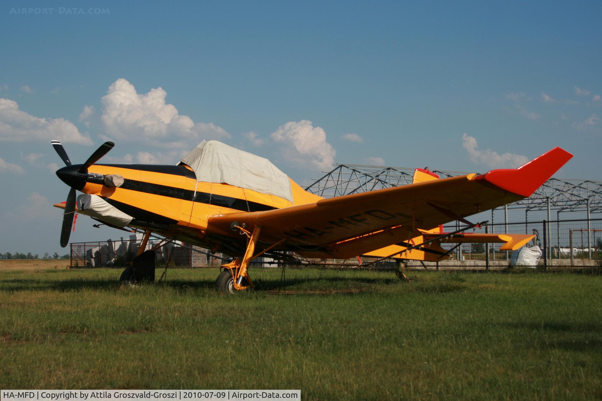 HA-MFD, 1989 Let Z-137T Agro-Turbo C/N 034, Jászapáti agricultural airport - Hungary. With the new painting