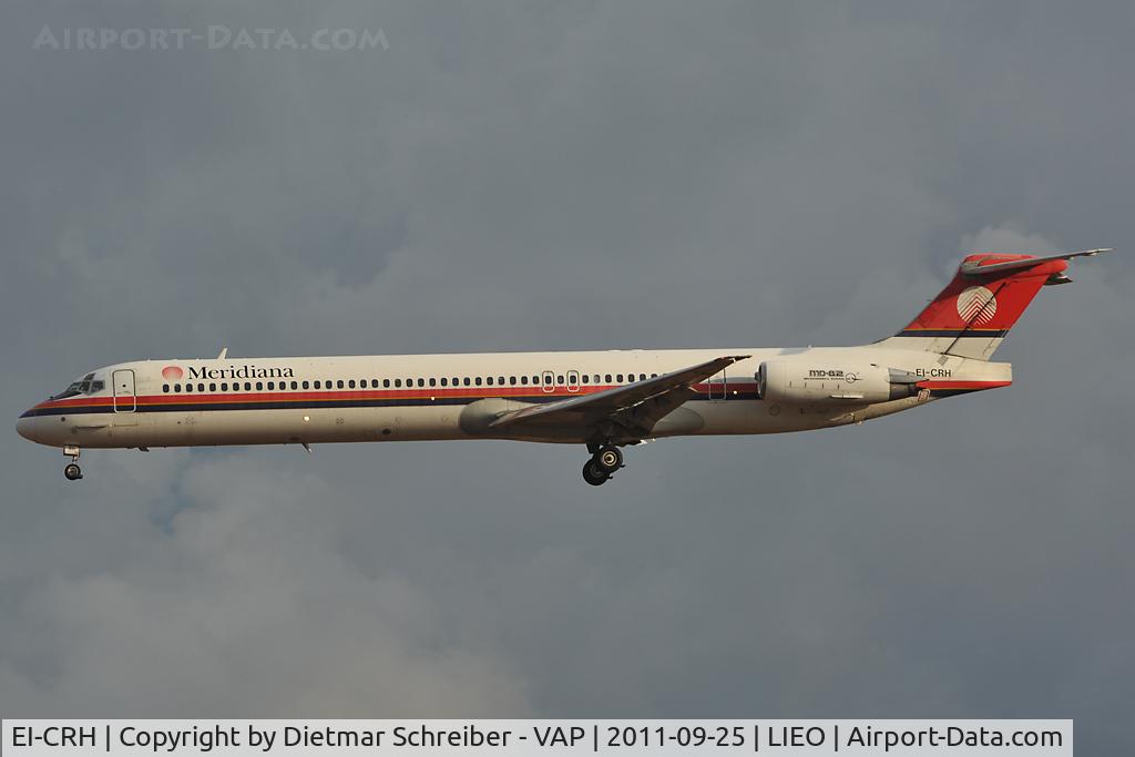 EI-CRH, 1990 McDonnell Douglas MD-83 (DC-9-83) C/N 49935, Meridiana MD80