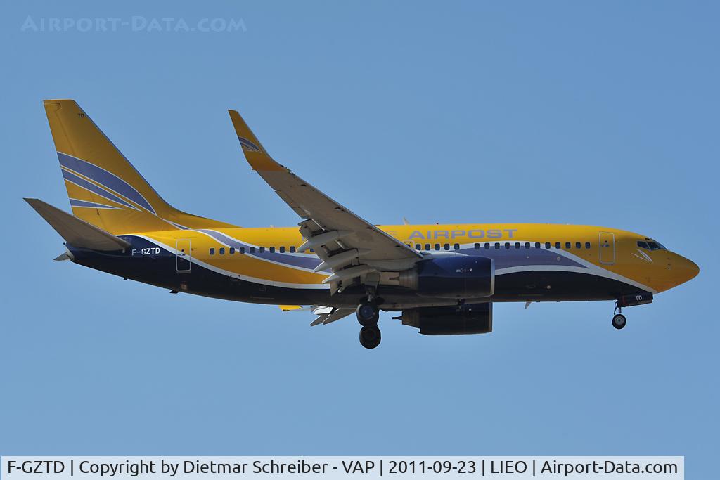 F-GZTD, 2003 Boeing 737-73V C/N 32418, Airpost Boeing 737-700