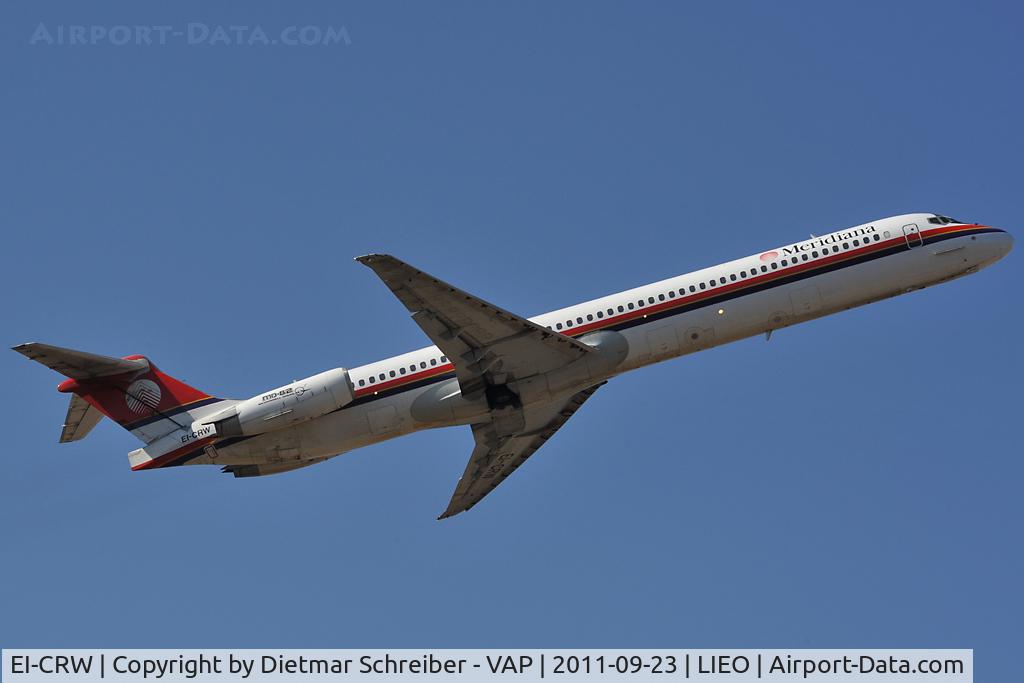 EI-CRW, 1991 McDonnell Douglas MD-83 (DC-9-83) C/N 49951, Meridiana MD80