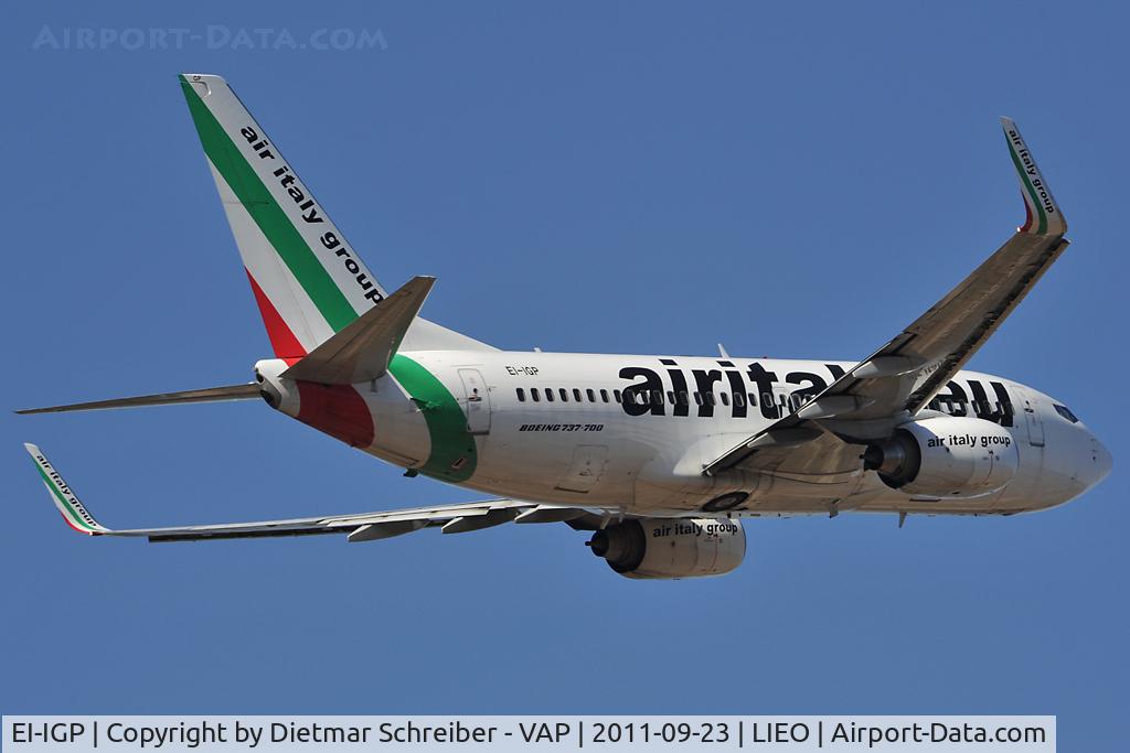 EI-IGP, 2008 Boeing 737-7GL C/N 37233, Air Italy Boeing 737-700