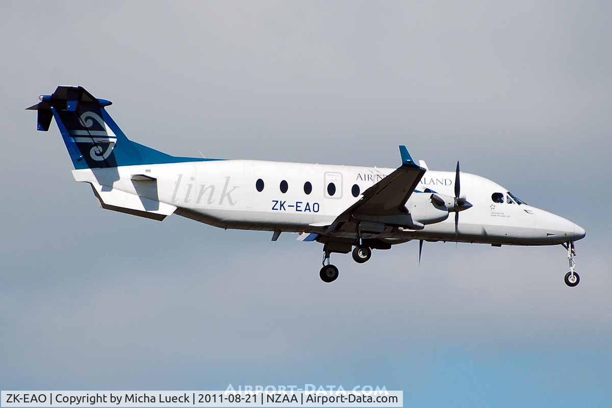 ZK-EAO, 2002 Raytheon 1900D C/N UE-438, At Auckland