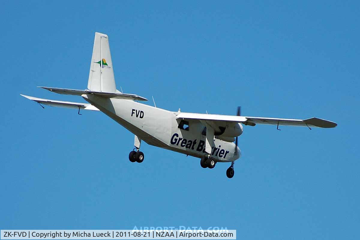 ZK-FVD, 1973 Britten-Norman BN-2A-26 Islander C/N 316, At Auckland