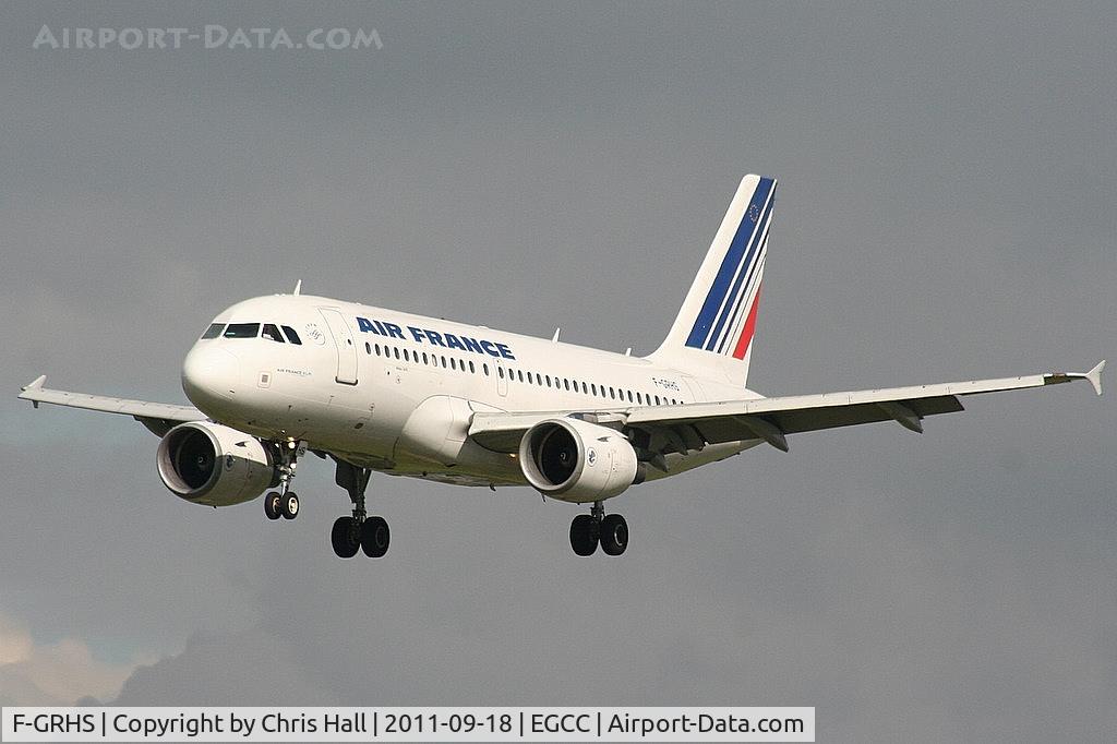 F-GRHS, 2001 Airbus A319-111 C/N 1444, Air France