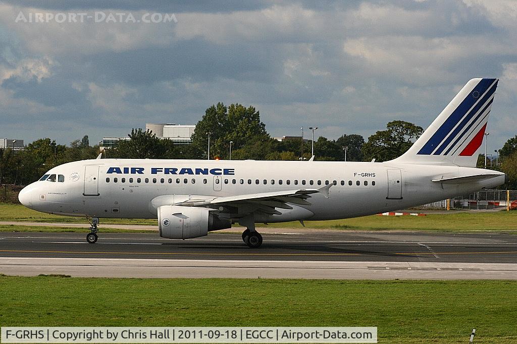 F-GRHS, 2001 Airbus A319-111 C/N 1444, Air France