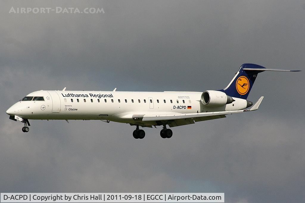 D-ACPD, 2001 Canadair CRJ-701ER (CL-600-2C10) Regional Jet C/N 10015, Lufthansa Regional
