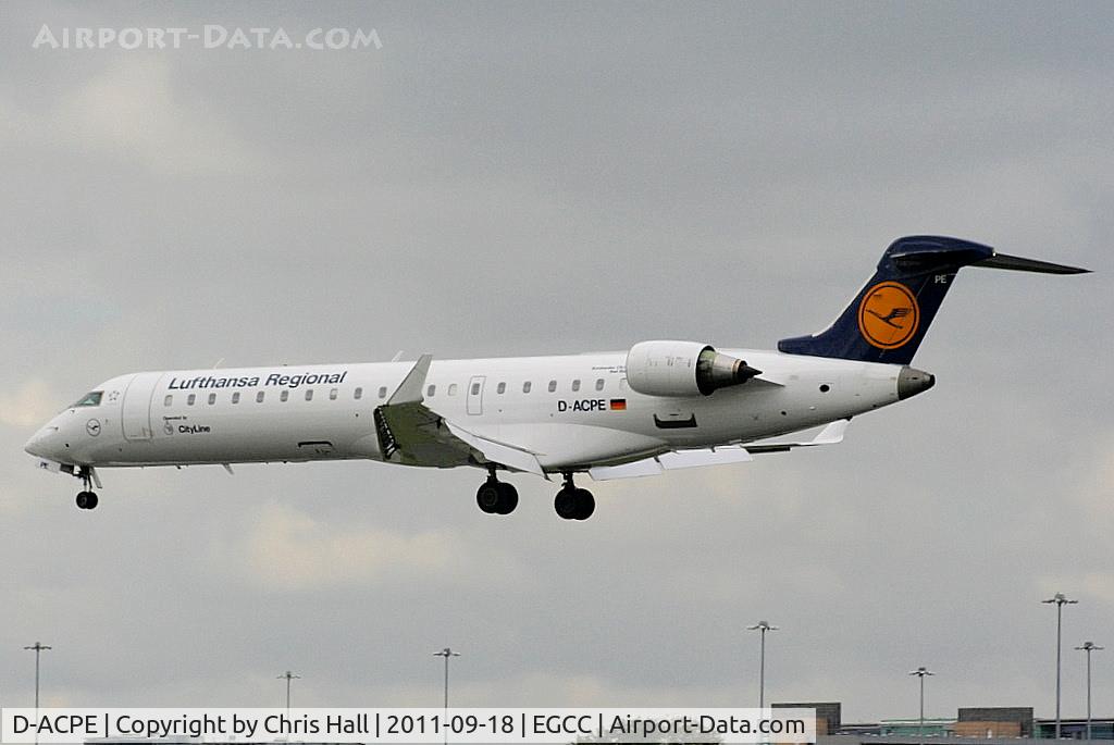 D-ACPE, 2001 Bombardier CRJ-701ER (CL-600-2C10) Regional Jet C/N 10027, Lufthansa Regional