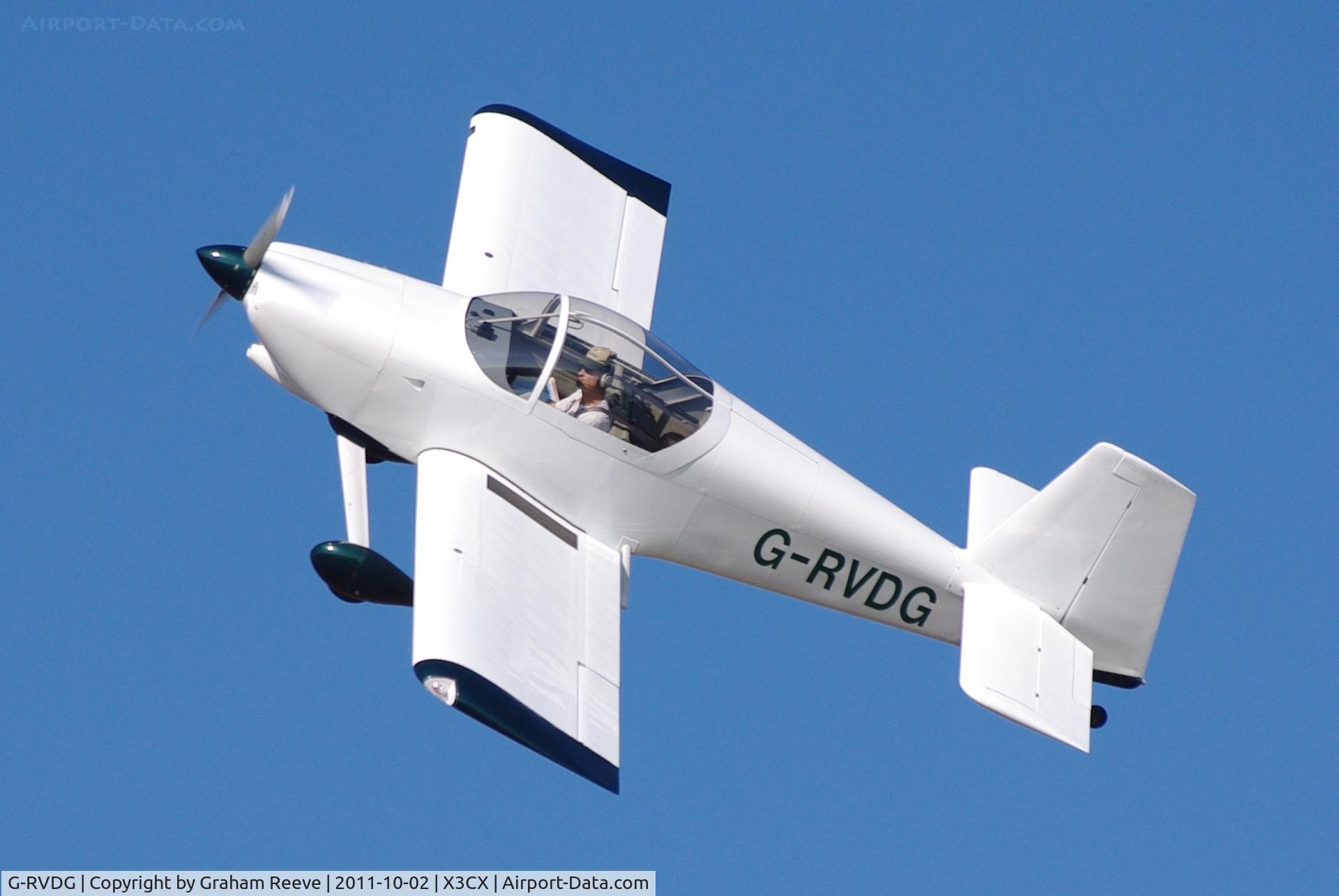 G-RVDG, 2007 Vans RV-9 C/N PFA 320-14310, Over head at Northrepps.