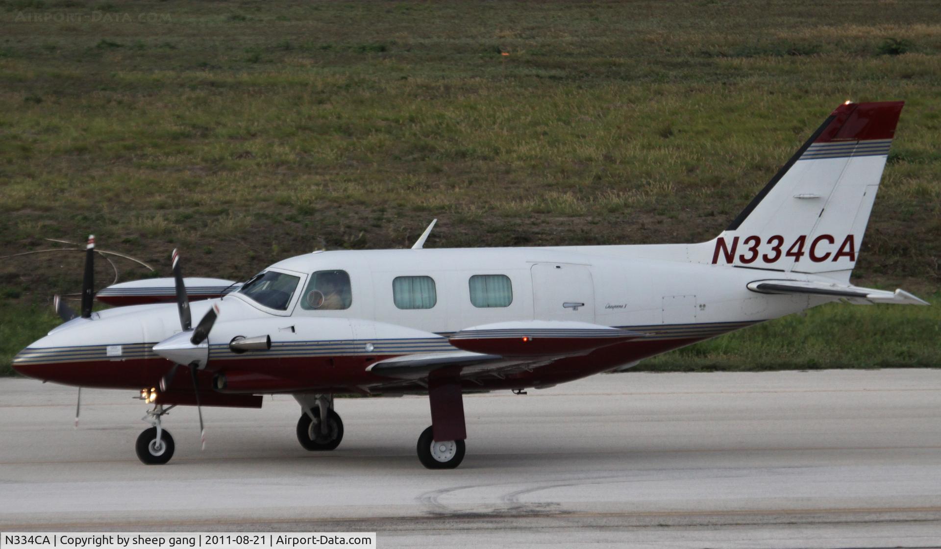 N334CA, 1979 Piper PA-31T1 C/N 31T7904034, N334CA taxing for take off at TNCC