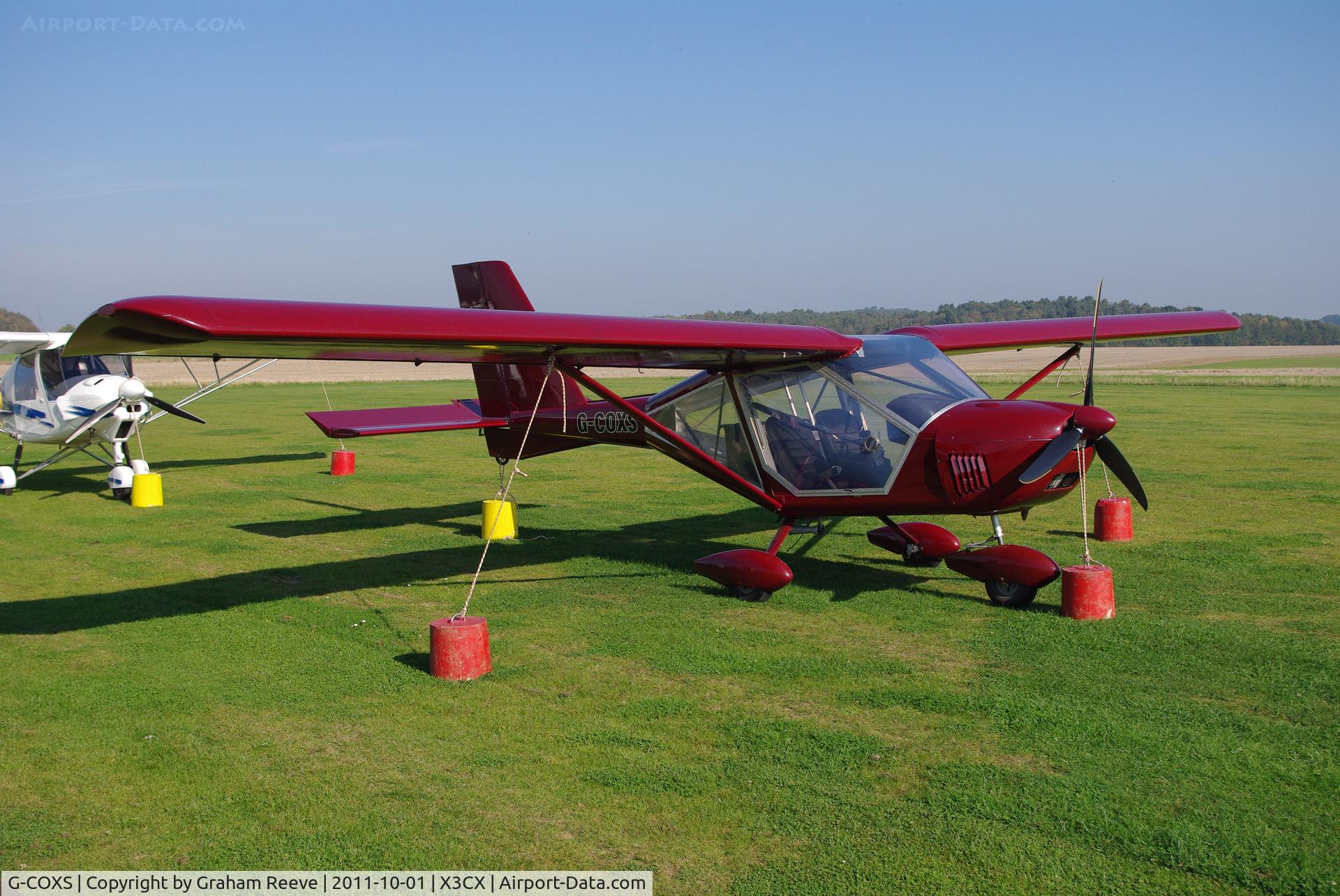 G-COXS, 2004 Aeroprakt A-22 Foxbat C/N PFA 317-14168, Parked at Northrepps.