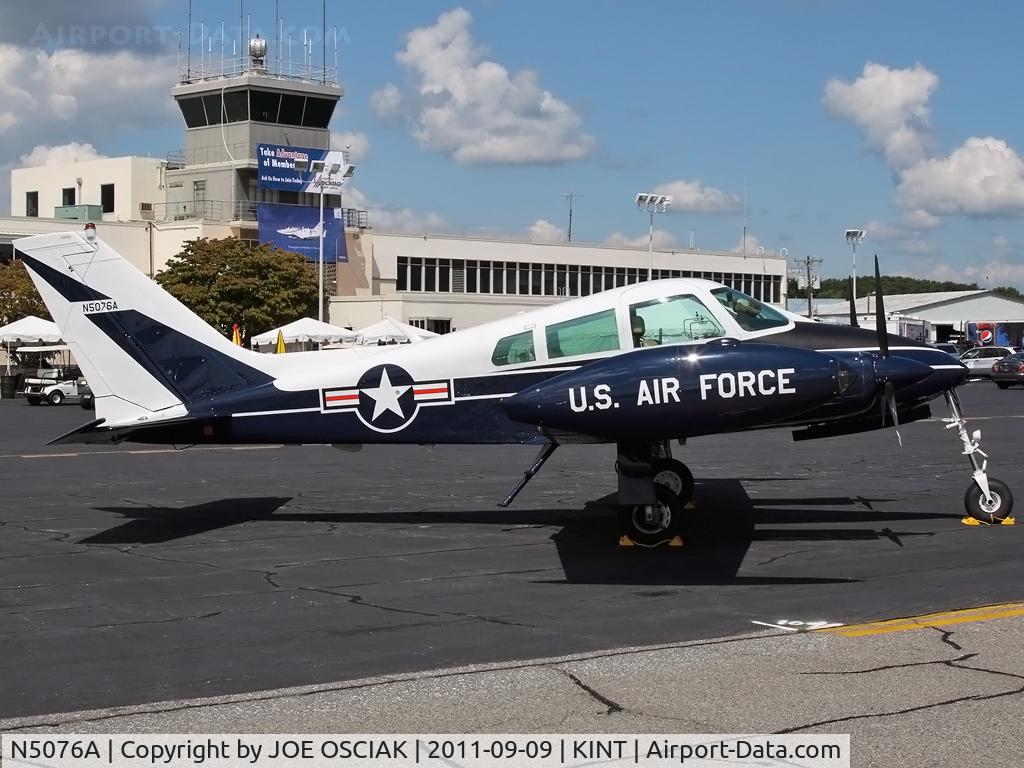 N5076A, 1961 Cessna U-3B (310M) C/N 310M-0018, on display at Winston-Salem