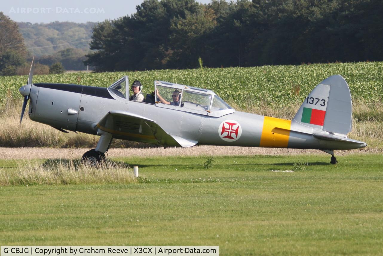 G-CBJG, 1961 OGMA DHC-1 Chipmunk T.20 C/N OGMA-63, Seen at Northrepps.