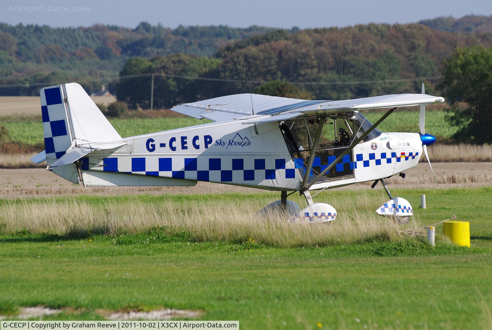 G-CECP, 2006 Best Off Skyranger 912(2) C/N BMAA/HB/483, Parked at Northrepps.