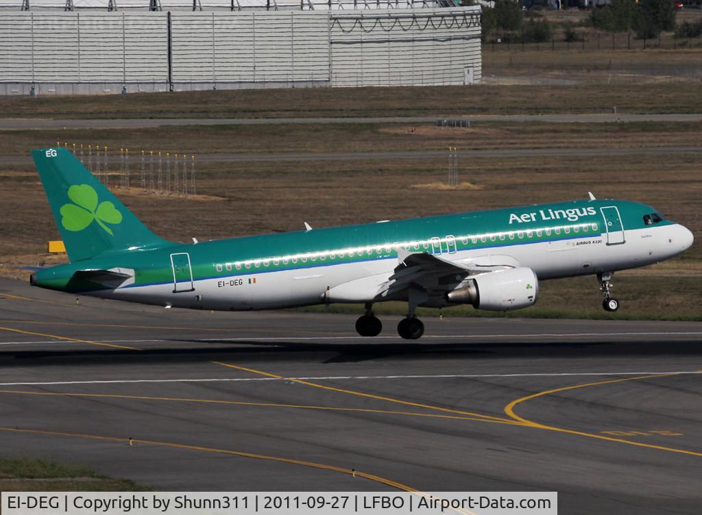 EI-DEG, 2004 Airbus A320-214 C/N 2272, Landing rwy 14R