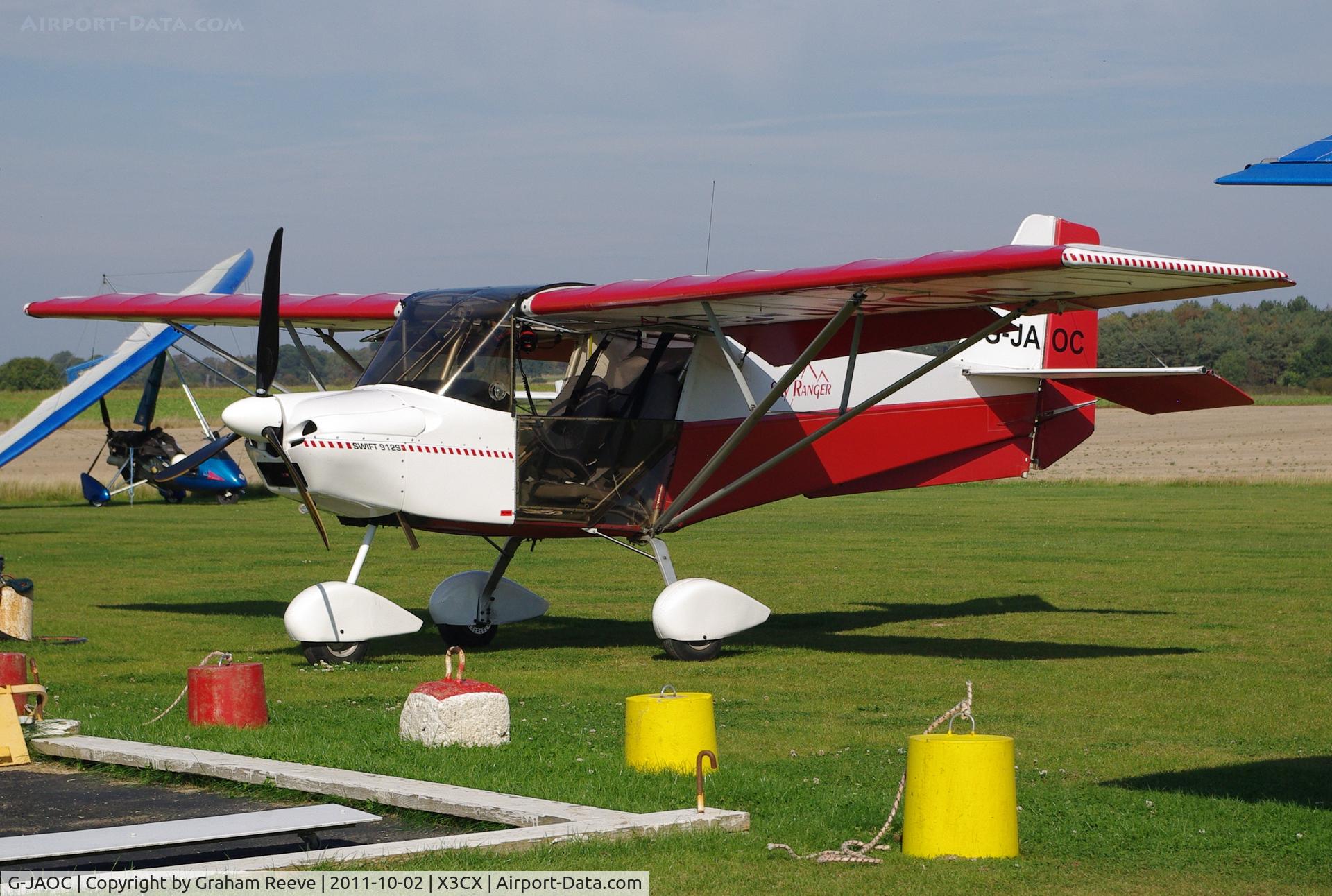 G-JAOC, 2009 Best Off Skyranger Swift 912S(1) C/N BMAA/HB/589, Parked at Northrepps.