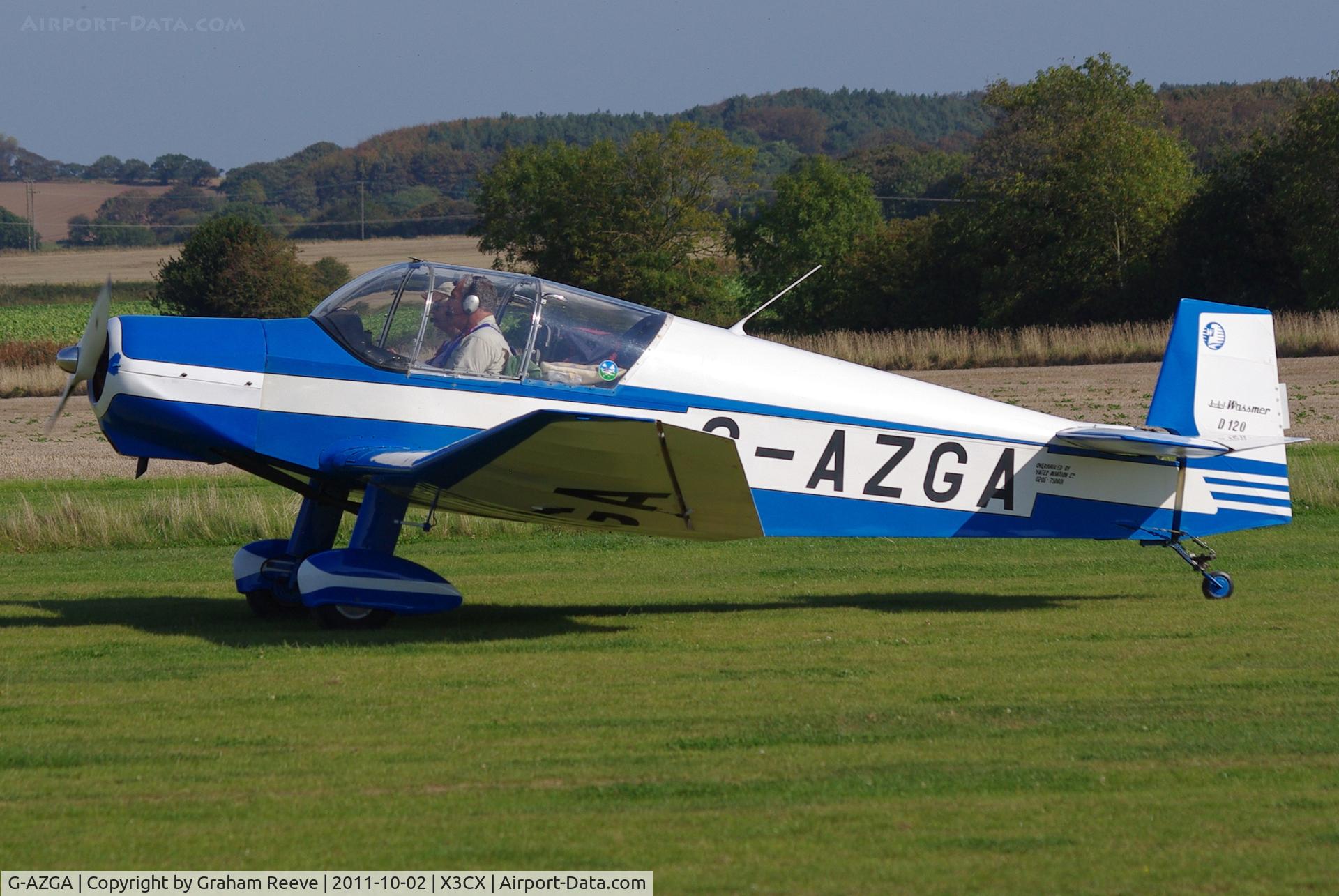 G-AZGA, 1959 Jodel D-120A Paris-Nice C/N 144, About to depart.