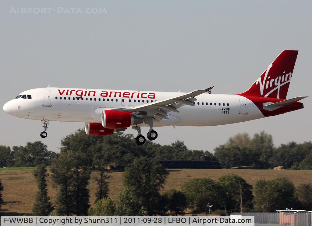 F-WWBB, Airbus A320-214 C/N 4851, C/n 4851 - To be N844VA