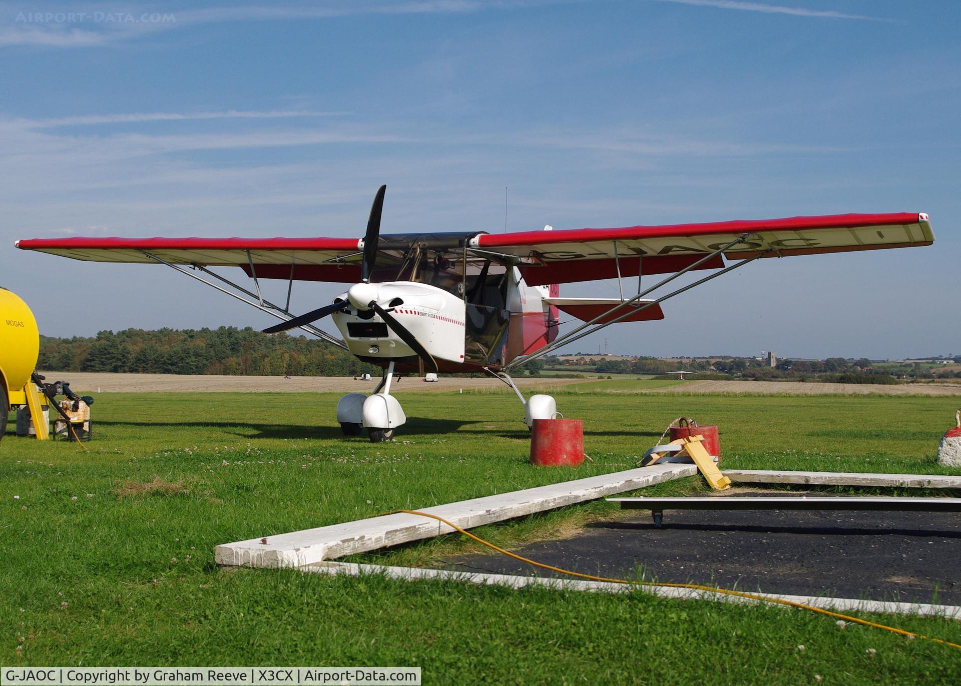 G-JAOC, 2009 Best Off Skyranger Swift 912S(1) C/N BMAA/HB/589, Parked at Northrepps.