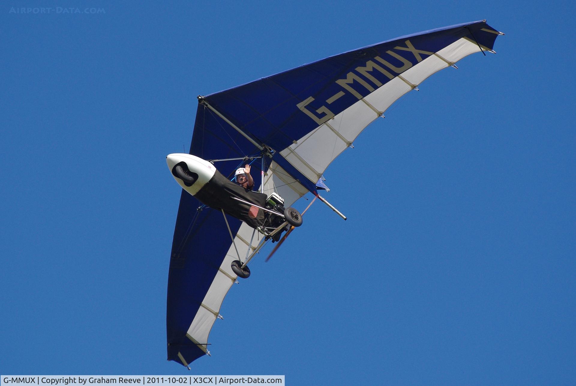 G-MMUX, 1984 Mainair GEMINI SPRINT C/N 285-185-3-P587, Just taken off.