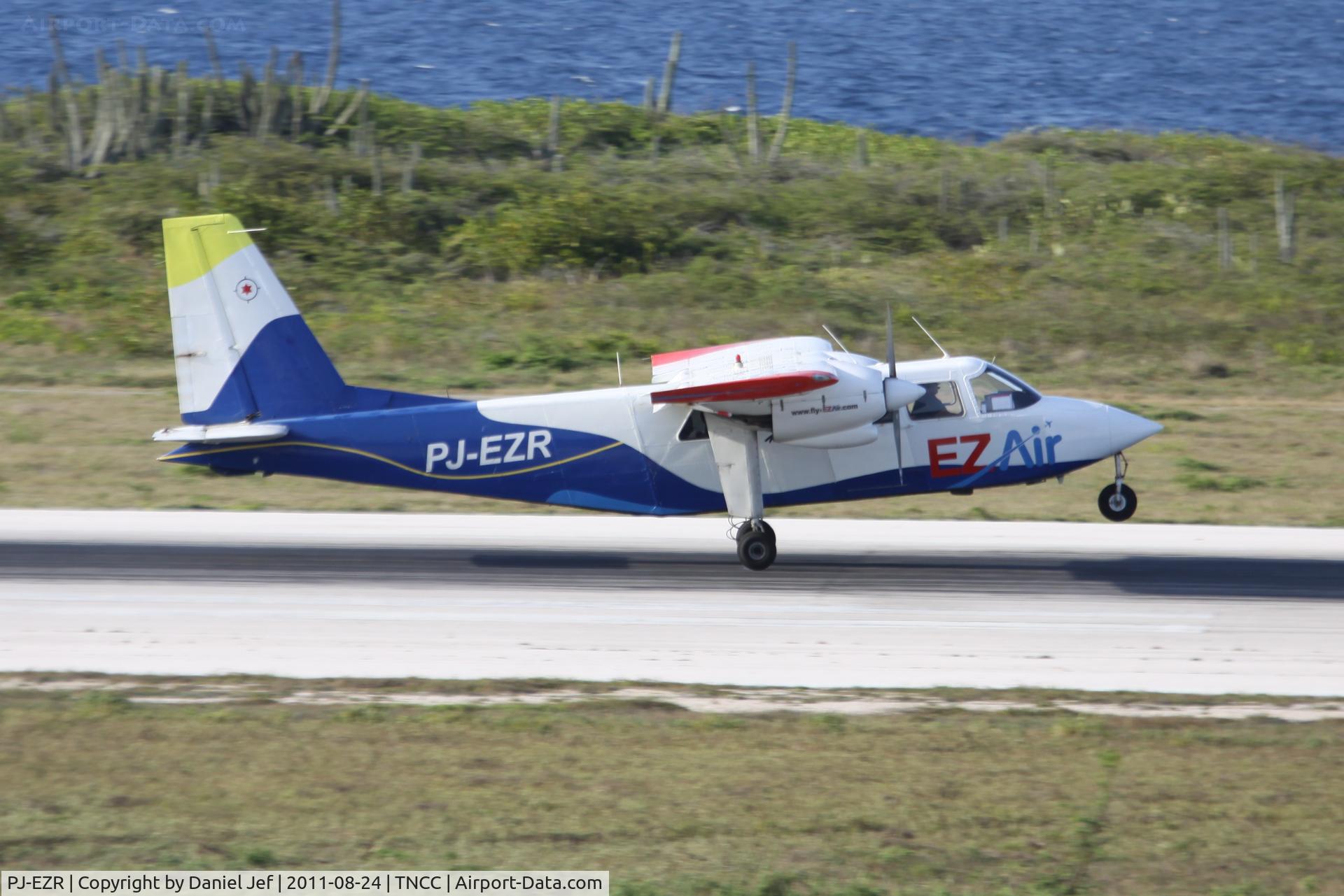 PJ-EZR, 1977 Britten-Norman BN-2A-26 Islander C/N 592, PJ-EZR landing at TNCC
