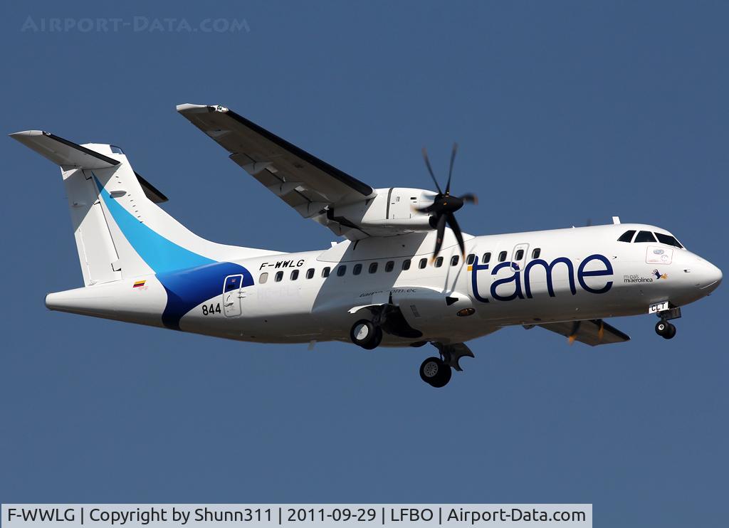 F-WWLG, 2011 ATR 42-500 C/N 844, C/n 0844 - To be HC-CLT
