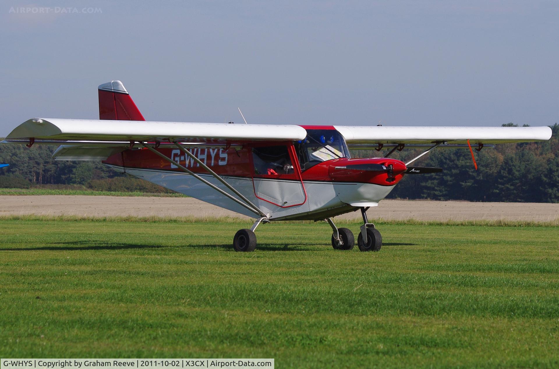 G-WHYS, 2010 ICP MXP-740 Savannah VG Jabiru(3) C/N BMAA/HB/404, Parked at Northrepps.