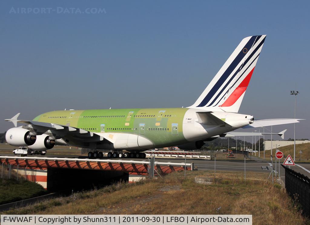 F-WWAF, 2011 Airbus A380-861 C/N 099, C/n 0099 - For Air France as F-HPJH