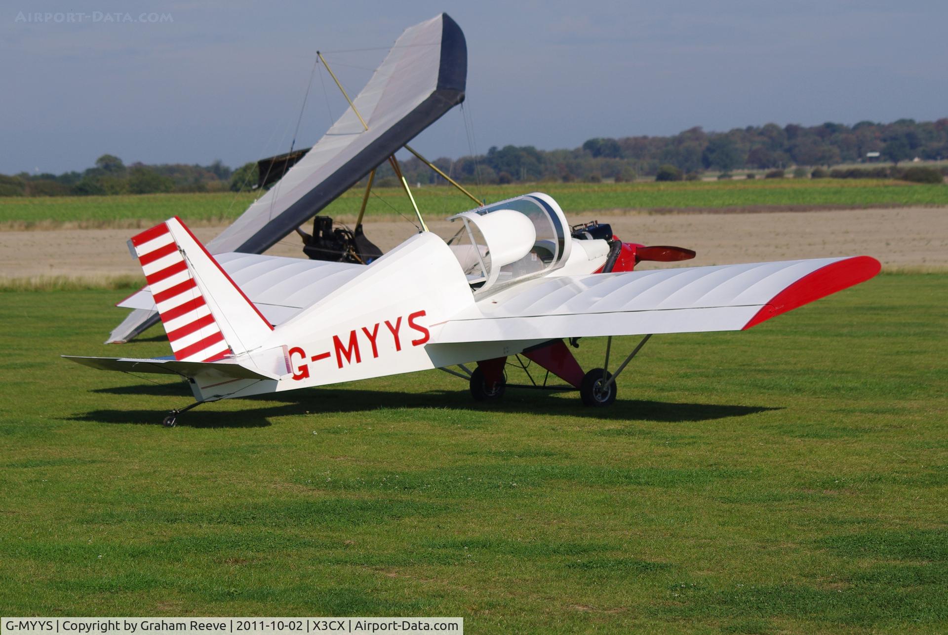 G-MYYS, 1995 Team Mini-Max C/N PFA 186-11989, Parked in the sun.