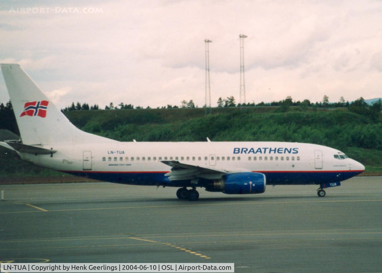 LN-TUA, 1998 Boeing 737-705 C/N 28211, Braathens