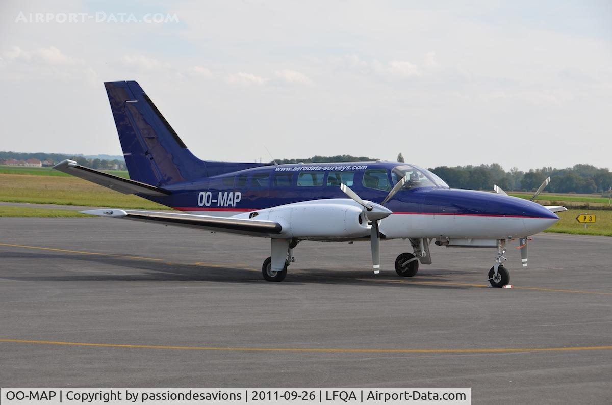 OO-MAP, 1981 Cessna 404 Titan C/N 404-0855, On the apron