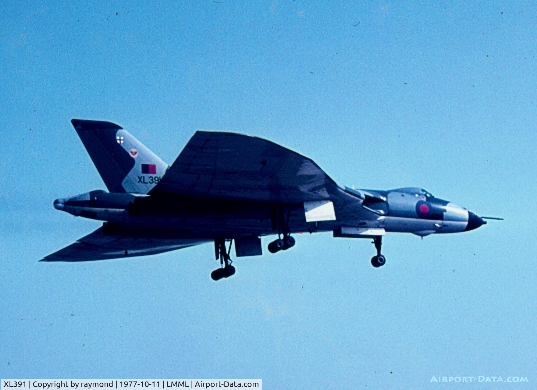 XL391, 1962 Avro Vulcan B.2 C/N Set 41, Vulcan XL391 9sqd RAF