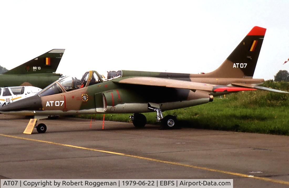 AT07, Dassault-Dornier Alpha Jet 1B C/N B07/1022, Crashed 22-11-1984.