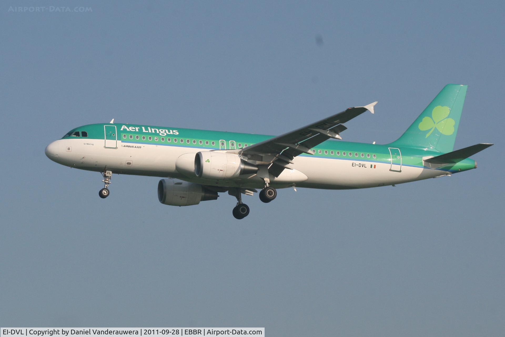 EI-DVL, 2011 Airbus A320-214 C/N 4678, Arrival of flight EI630 to RWY 25L