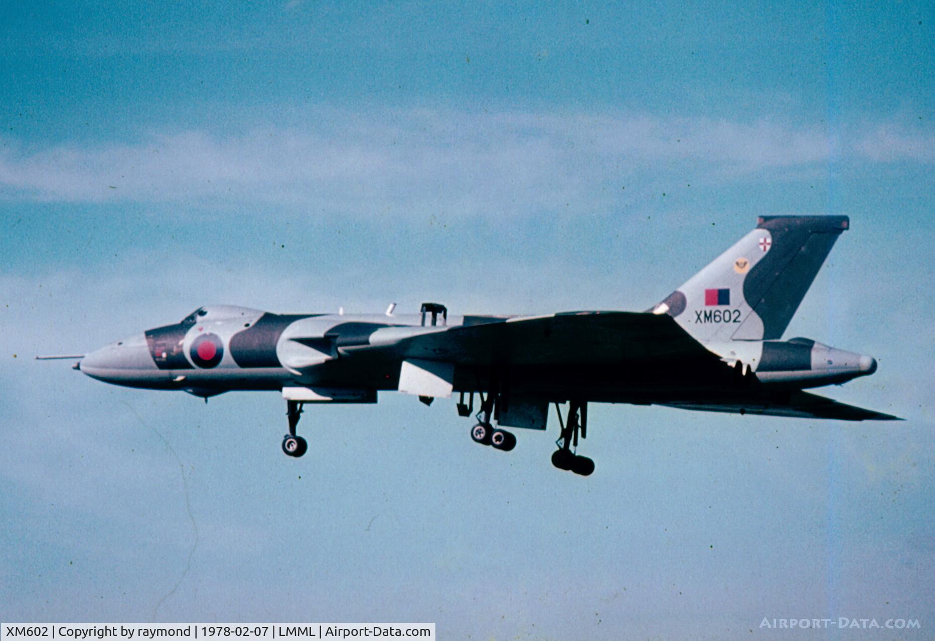 XM602, 1963 Avro Vulcan B.2 C/N Set 66, Vulcan XM602 9Sqd RAF
