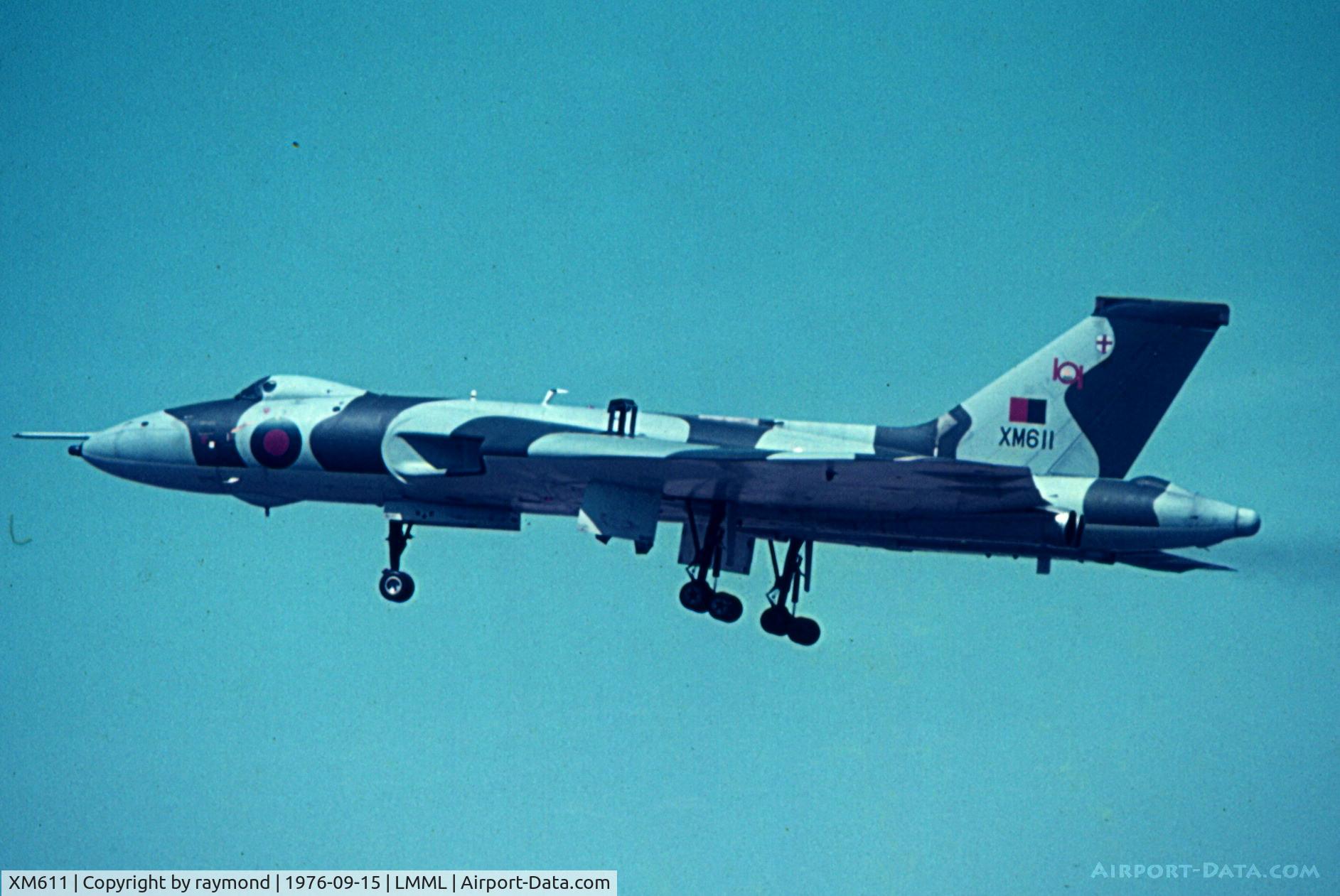 XM611, 1964 Avro Vulcan B.2 C/N Set 75, Vulcan XM611 101Sqd RAF