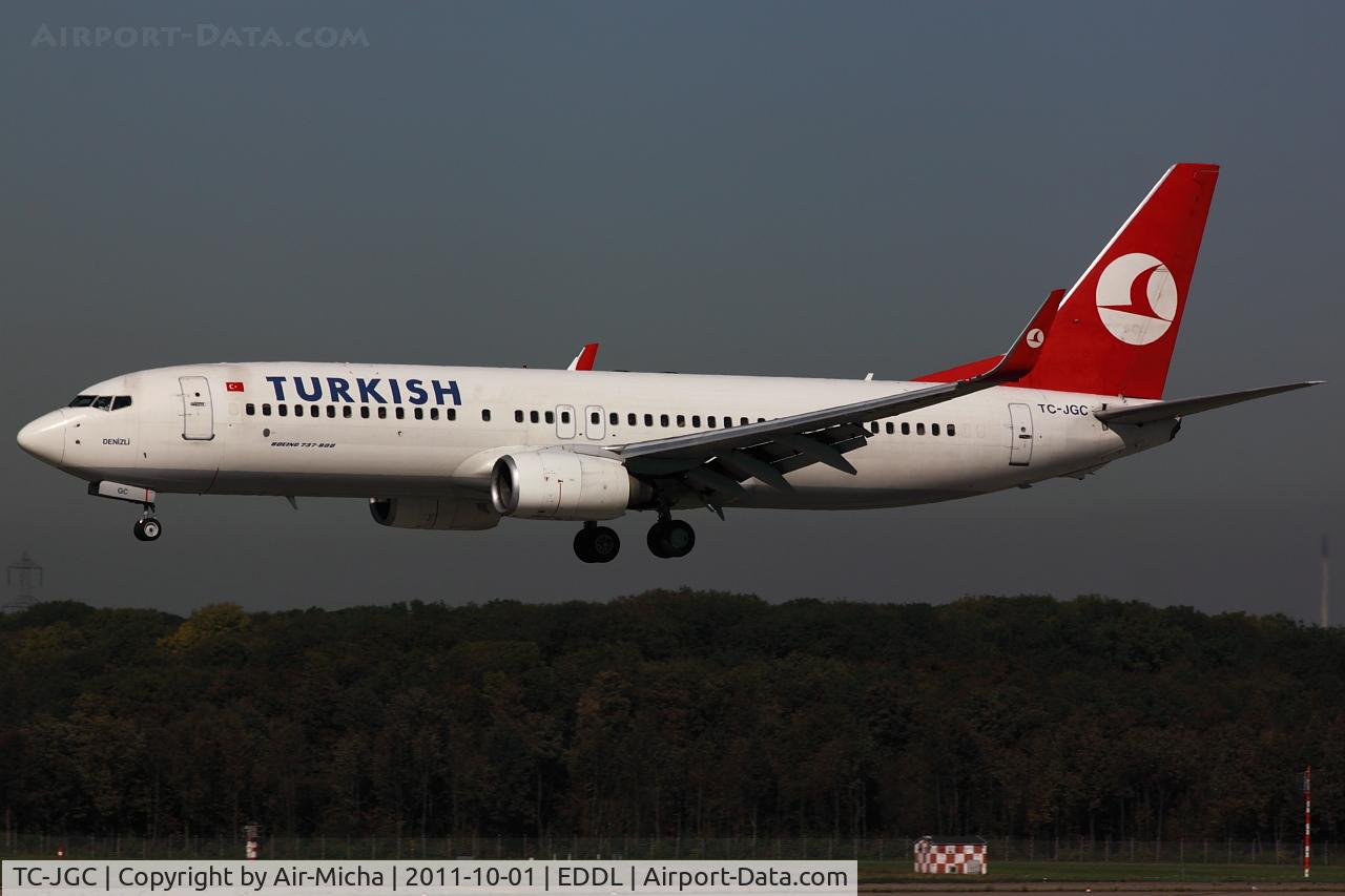 TC-JGC, 2001 Boeing 737-8F2 C/N 29787, Turkish Airlines, Boeing 737-8F2, CN: 29787/0771, Name: Denizli