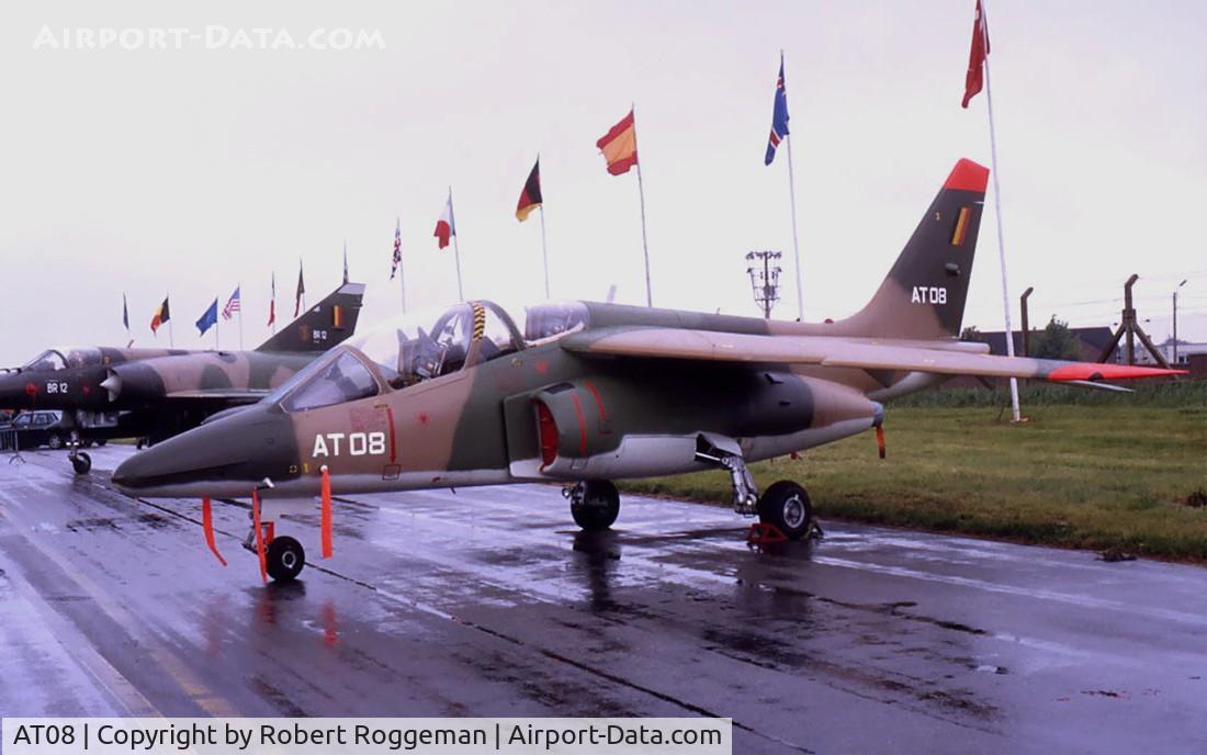 AT08, Dassault-Dornier Alpha Jet 1B C/N B08/1024, 1980's.