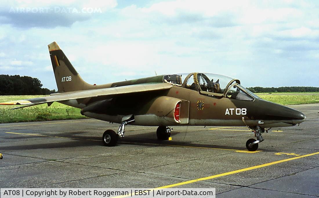 AT08, Dassault-Dornier Alpha Jet 1B C/N B08/1024, 1980's