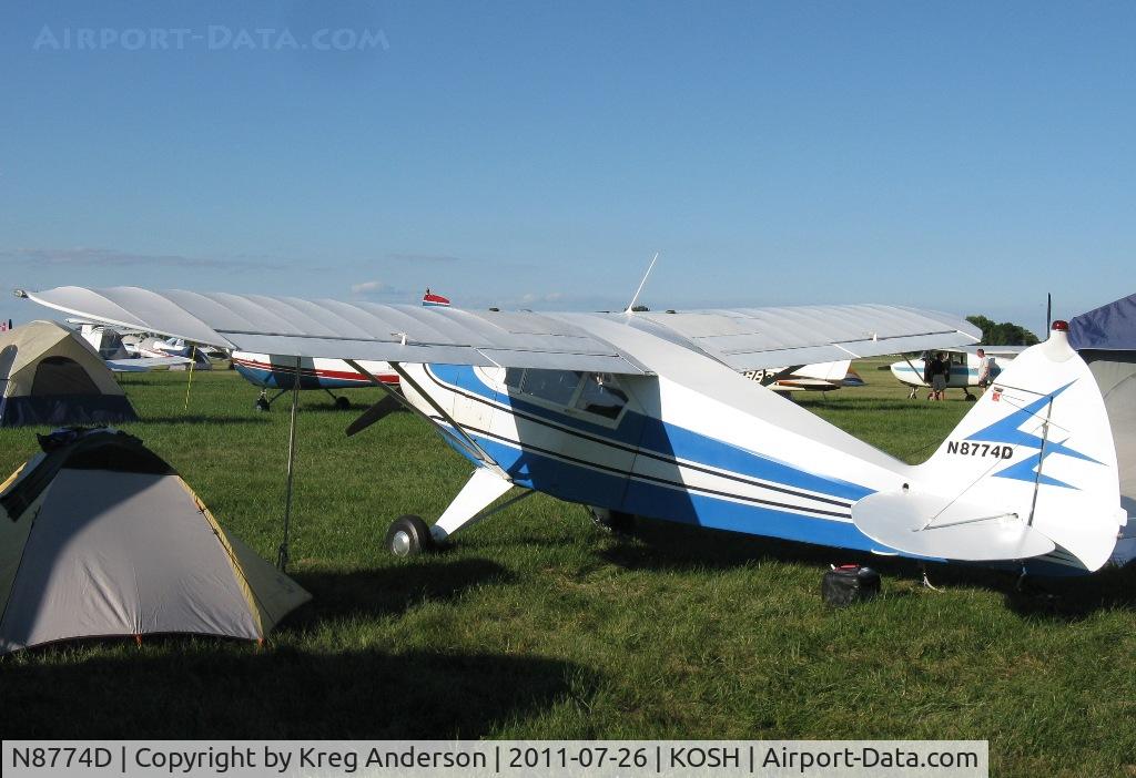 N8774D, 1958 Piper PA-22-160 Tri Pacer C/N 22-5962, EAA AirVenture 2011