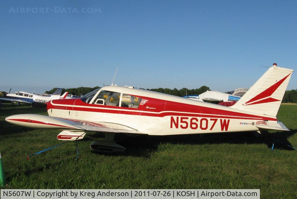 N5607W, 1962 Piper PA-28-160 Cherokee C/N 28-745, EAA AirVenture 2011