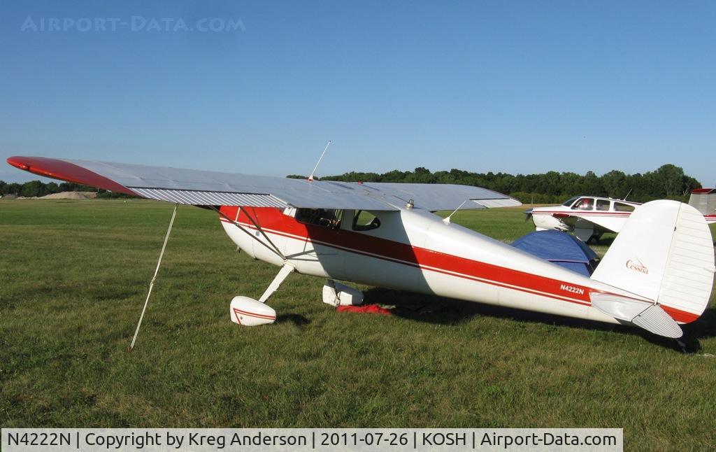 N4222N, 1947 Cessna 120 C/N 13693, EAA AirVenture 2011