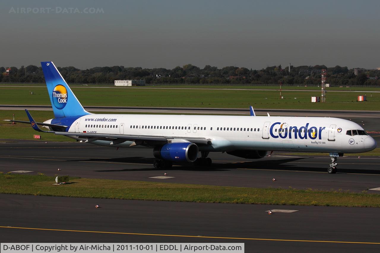 D-ABOF, 1999 Boeing 757-330 C/N 29013, Condor, Boeing 757-330 (WL), CN: 29013/0846