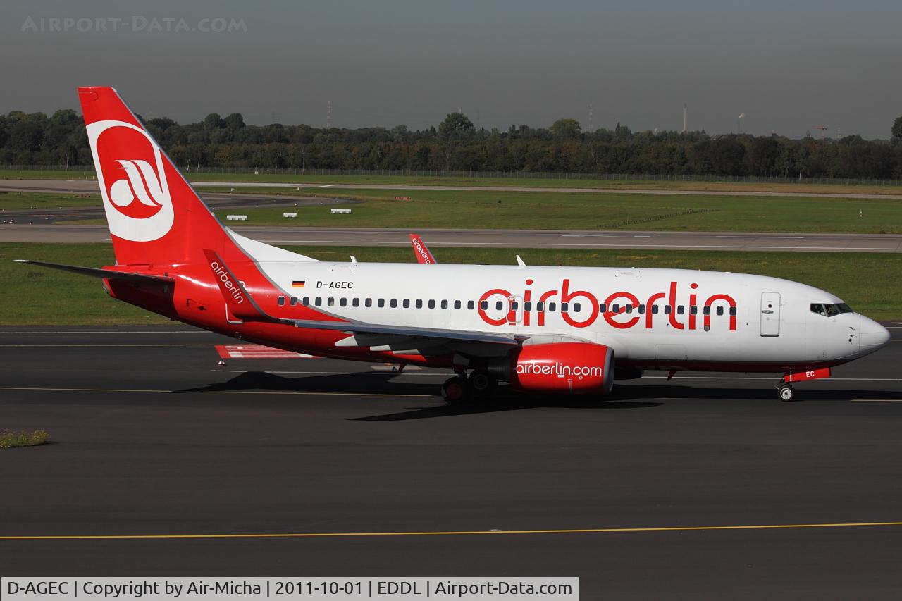 D-AGEC, 2009 Boeing 737-76J C/N 36118, Air Berlin, Boeing 737-76J (WL), 36188/2832