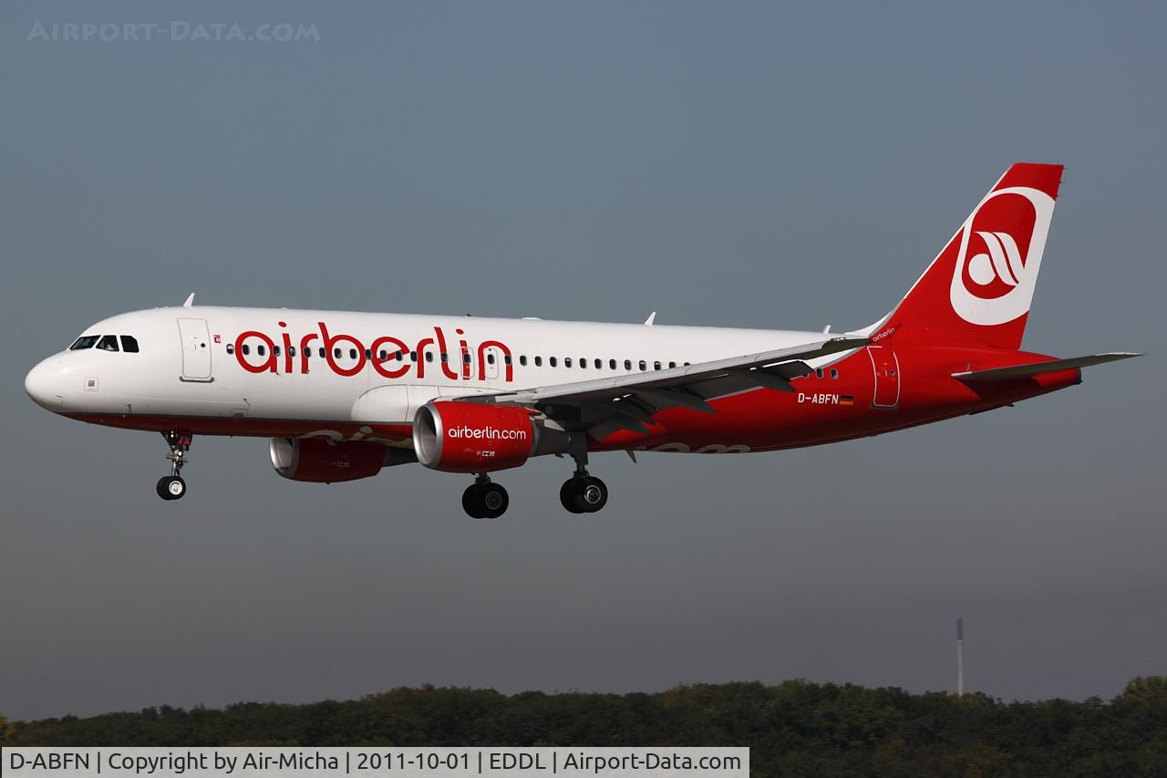 D-ABFN, 2010 Airbus A320-214 C/N 4510, Air Berlin, Airbus A320-214, CN: 4510