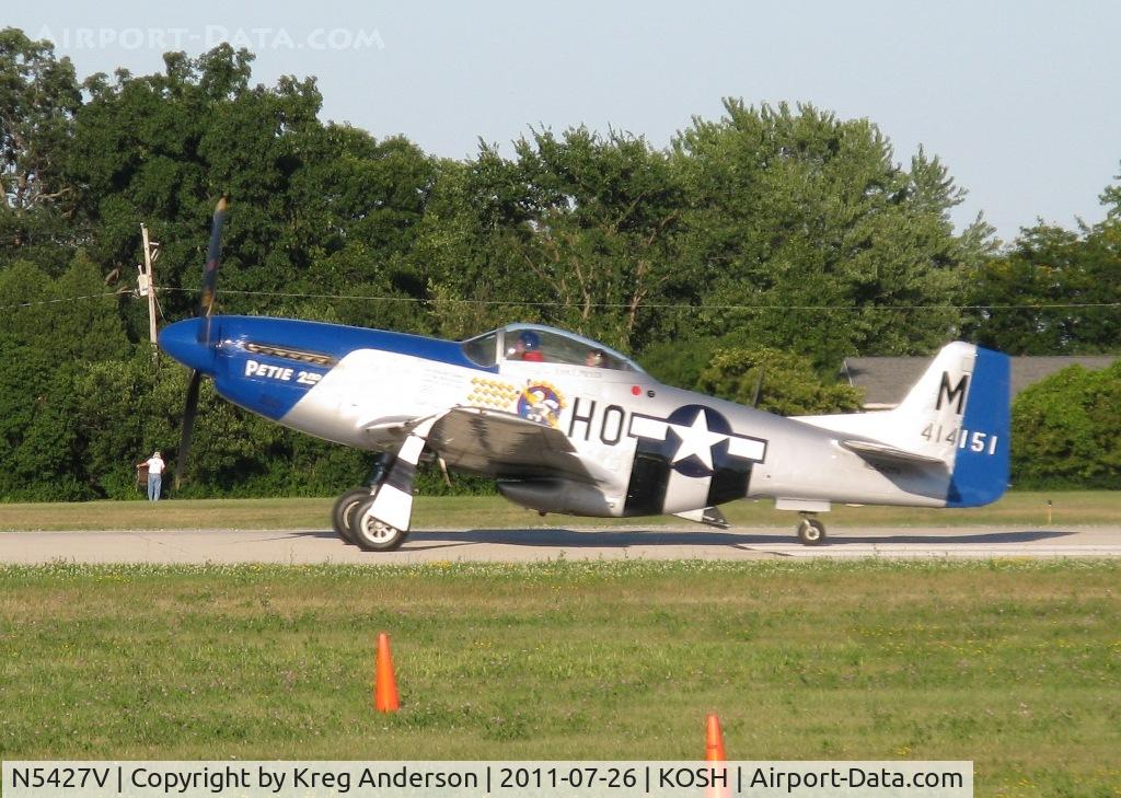 N5427V, 1944 North American F-51D Mustang C/N 44-72942, EAA AirVenture 2011