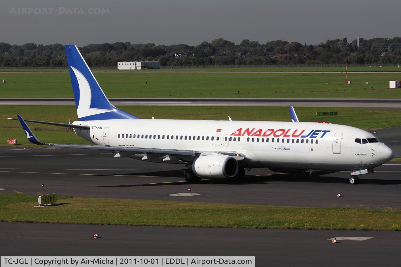 TC-JGL, 2006 Boeing 737-8F2 C/N 34410, Anadolu Jet, Boeing 737-8F2 (WL), CN: 34410/1927, Name: Karaman